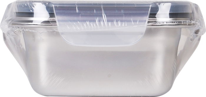 Santa Clara Fiambrera de Acero 0.6 Litros para Microondas y Horno, 17 cm Largo x 13.1 cm Ancho x 6.1 cm Alto (12 Unidades)