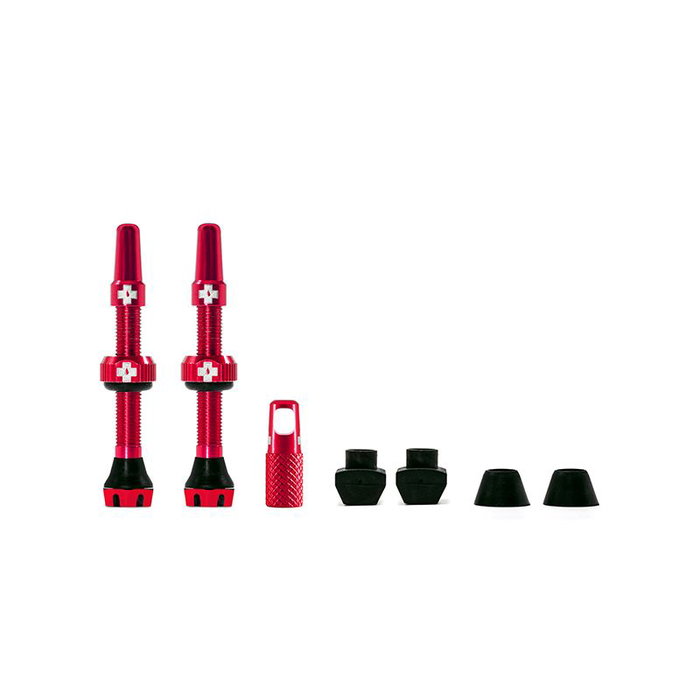 Muc-Off V2 Válvulas sin cámara de aluminio 7075 - Sistema de flujo de aire para inserción de neumáticos Muc-Off V2 Válvulas sin cámara de aluminio 7075 - Sistema de flujo de aire para inserción de neumáticos