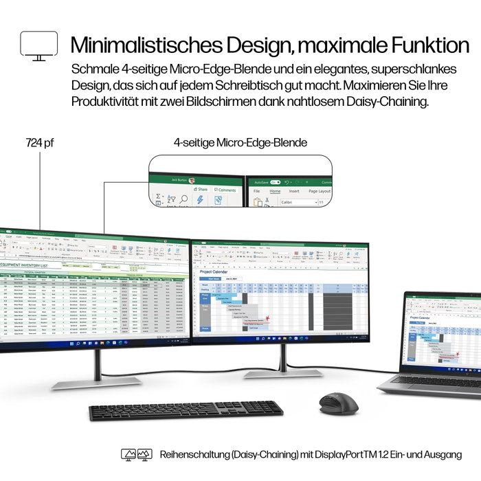 HP Monitor Serie 7 Pro 724pf 23.8 pulg. FHD IPS Black/Silver