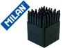 Milan Boligrafo P1 Retractil 1mm Touch Mini Negro Expositor 40 Unidades