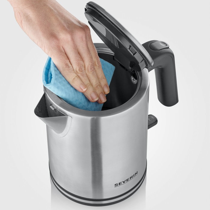 Severin WK 3489 Hervidor de 1 L, 2400 W, Negro/Plata Severin WK 3489 Hervidor de 1 L, 2400 W, Negro/Plata