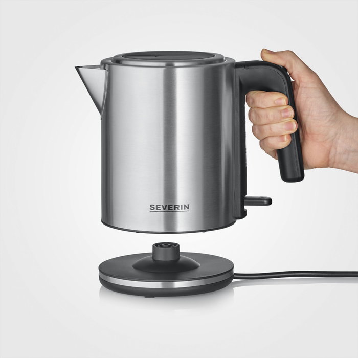 Severin WK 3489 Hervidor de 1 L, 2400 W, Negro/Plata Severin WK 3489 Hervidor de 1 L, 2400 W, Negro/Plata