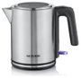 Severin WK 3489 Hervidor de 1 L, 2400 W, Negro/Plata