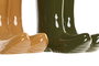 DKD Home Decor Jarrón Moderno Verde Mostaza 4 Unidades 15 x 23 x 21 cm Cerámica