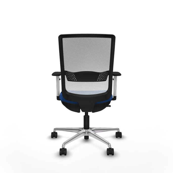 PIQUERAS Y CRESPO Silla de oficina Haches Azul y Blanco