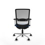 PIQUERAS Y CRESPO Silla de oficina Haches Azul y Blanco
