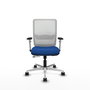 PIQUERAS Y CRESPO Silla de oficina Haches Azul y Blanco