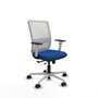 PIQUERAS Y CRESPO Silla de oficina Haches Azul y Blanco
