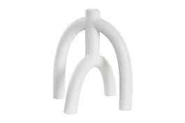 DKD Home Decor Candelabro Blanco Resina 21.5 x 23 x 21.5 cm