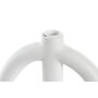 DKD Home Decor Candelabro de Resina Blanco 21,5x21,5x23 cm