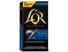 L'or Cafe Espresso Descafeinado Ristretto Intensidad 9 Caja 10 Capsulas Compatible Nespresso