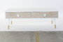 DKD Home Decor Mesa de Centro Mandala Abeto Marrón Claro