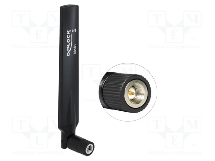DeLOCK Antena LTE 88451 con conector RP-SMA y ganancia de 5 dBi DeLOCK Antena LTE 88451 con conector RP-SMA y ganancia de 5 dBi
