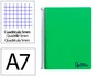 Liderpapel Cuaderno Espiral Micro A7 Wonder Verde Oscuro 100 Hojas 90g Cuadro 5mm