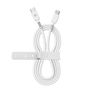 muvit for change cable Tipo C a Tipo C 3A/60W 3m blanco