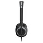 Poly Mission 615 Auriculares Monoaurales con Cable USB-A/USB-C Negro
