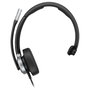 Poly Mission 615 Auriculares Monoaurales con Cable USB-A/USB-C Negro