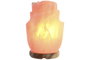 DKD Home Decor Lámpara de sobremesa de sal del Himalaya Flor 12x12x18 cm