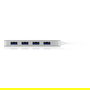 ICY BOX IB-HUB1425-C3 Hub USB-C con 4 Puertos USB 3.0, Plata