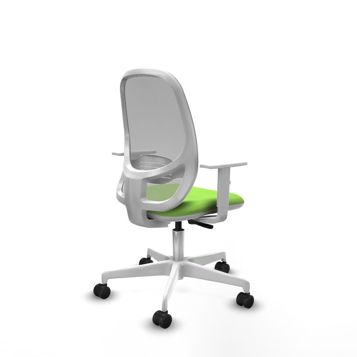 PIQUERAS Y CRESPO Silla de oficina Cilanco con mecanismo Sincro, Tela Pistacho y Malla Gris PIQUERAS Y CRESPO Silla de oficina Cilanco con mecanismo Sincro, Tela Pistacho y Malla Gris