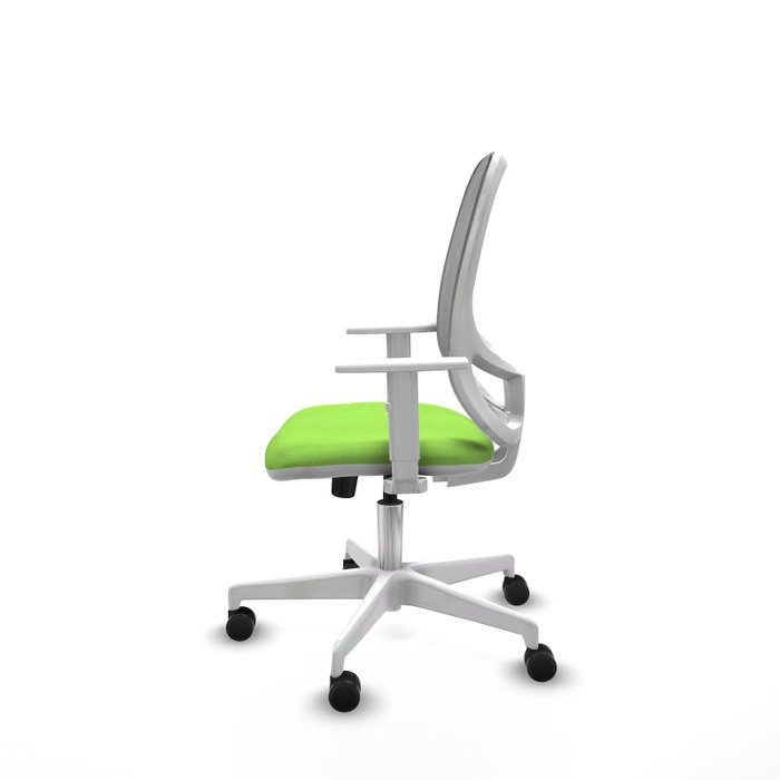 PIQUERAS Y CRESPO Silla de oficina Cilanco con mecanismo Sincro, Tela Pistacho y Malla Gris PIQUERAS Y CRESPO Silla de oficina Cilanco con mecanismo Sincro, Tela Pistacho y Malla Gris