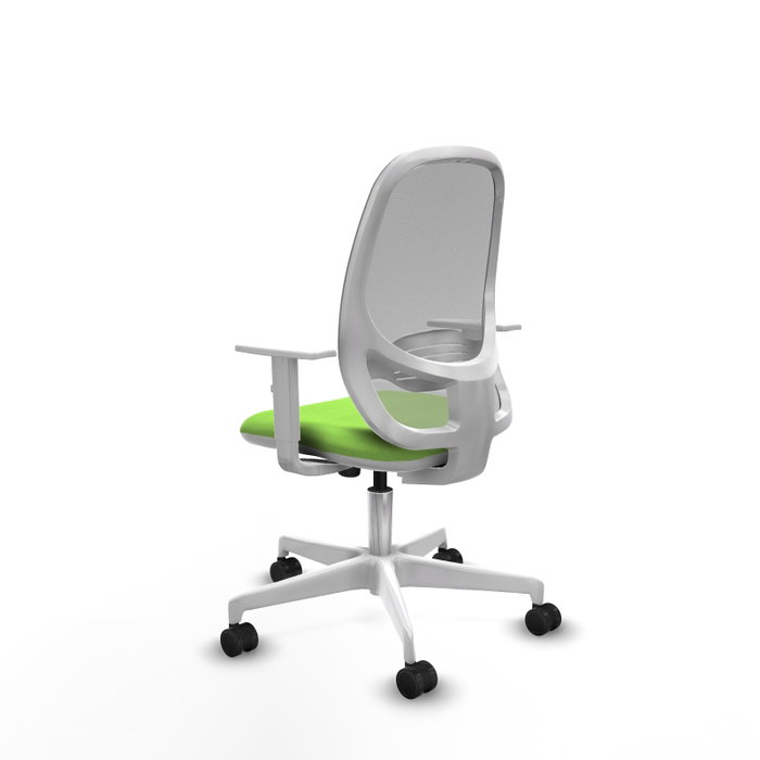 PIQUERAS Y CRESPO Silla de oficina Cilanco con mecanismo Sincro, Tela Pistacho y Malla Gris PIQUERAS Y CRESPO Silla de oficina Cilanco con mecanismo Sincro, Tela Pistacho y Malla Gris