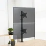 Tooq Soporte de Mesa para 2 Monitores DB1233TNV-B Vertical
