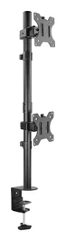 Tooq Soporte de Mesa Vertical para 2 Pantallas 13-32 pulgadas DB1233TNV-B