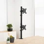 Tooq Soporte de Mesa para 2 Monitores DB1233TNV-B Vertical