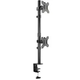 Tooq Soporte de Mesa para 2 Monitores DB1233TNV-B Giratorio Inclinable hasta 8kg Negro