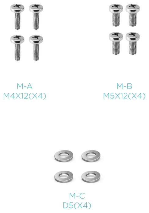 Tooq Soporte de Mesa Vertical para 2 Pantallas 13-32 pulgadas DB1233TNV-B
