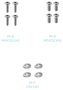 Tooq Soporte de Mesa Vertical para 2 Pantallas 13-32 pulgadas DB1233TNV-B