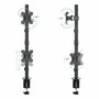 Tooq Soporte de Mesa Vertical para 2 Pantallas 13-32 pulgadas DB1233TNV-B