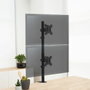 Tooq Soporte de Mesa Vertical para 2 Pantallas 13-32 pulgadas DB1233TNV-B