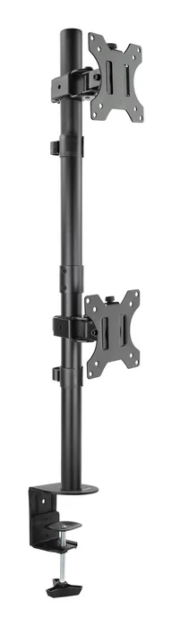 Tooq Soporte de Mesa para 2 Monitores DB1233TNV-B Giratorio Inclinable hasta 8kg Negro Tooq Soporte de Mesa para 2 Monitores DB1233TNV-B Giratorio Inclinable hasta 8kg Negro