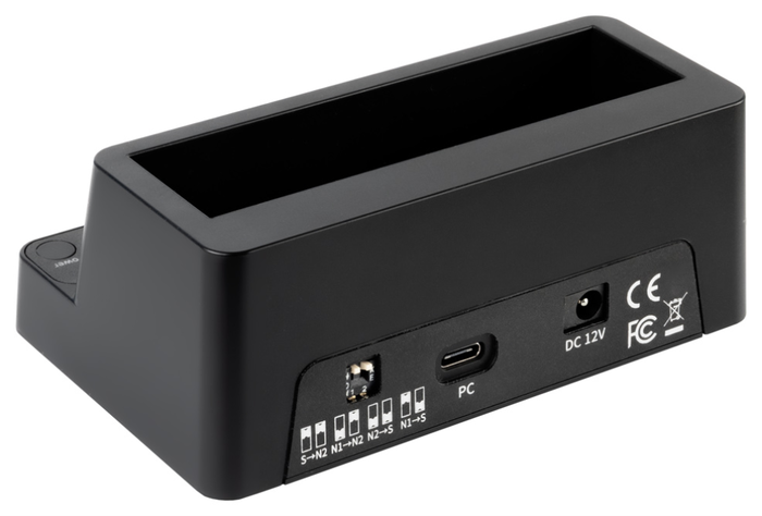 Tooq Docking Station TQDS-502B con 2x SSD M.2 NVMe y 1x SATA 2,5/3,5 Pulgadas