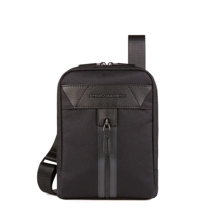 Piquadro Trakai Bolso bandolera de tela Negro Piquadro Trakai Bolso bandolera de tela Negro