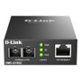 D-Link DMC-G10SC Conversor de medios de fibra monomodo 100/1000BaseT a 1000BaseLX (SC) de 10 km
