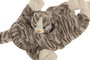 DKD Home Decor Set de 3 Peluches de Poliéster Gris