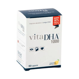 Uga Vita DHA 1000 - 60 Cápsulas Blandas de Omega-3, con DHA 500mg y EPA, Sello IFOS, Sabor Limón