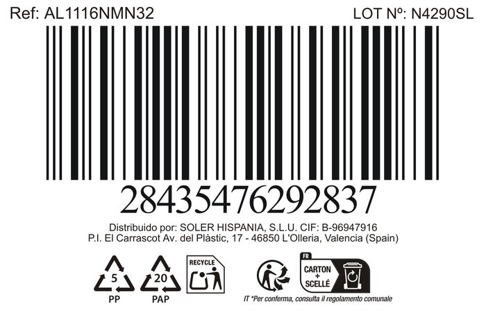 Inde - Set de 3 boles, colección Ischia, Red Opal, negro, 15.8 cm x 5.2 cm cada uno, 250 g, cerámica (4 Cajas)