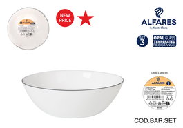 Inde - Set de 3 boles, colección Ischia, Red Opal, negro, 15.8 cm x 5.2 cm cada uno, 250 g, cerámica (4 Cajas)