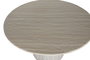 DKD Home Decor Mesa Redonda Comedor Moderno Beige Granito y MDF 130 x 130 x 75 cm