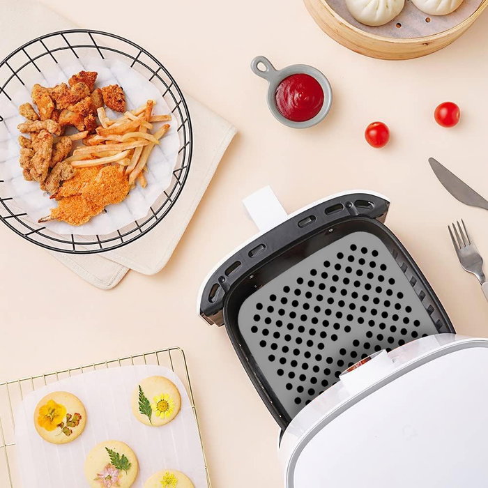 Quttin Base de Silicona Cuadrada para Air Fryer 18.5 cm Quttin Base de Silicona Cuadrada para Air Fryer 18.5 cm