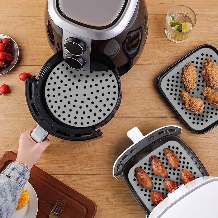 Quttin Base de Silicona Cuadrada para Air Fryer 18.5 cm Quttin Base de Silicona Cuadrada para Air Fryer 18.5 cm