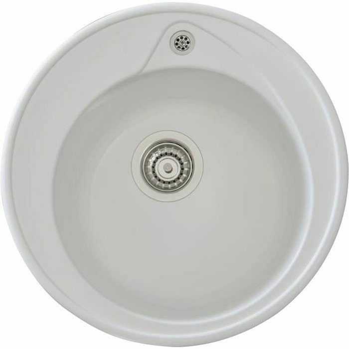Stradour Fregadero RONDA SMC WHITE UNI - 17 de 1 cuenco Ø 49 cm Stradour Fregadero RONDA SMC WHITE UNI - 17 de 1 cuenco Ø 49 cm
