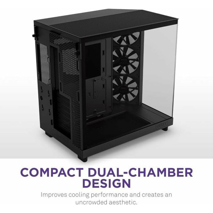NZXT H6 Flow Midi Tower Negro