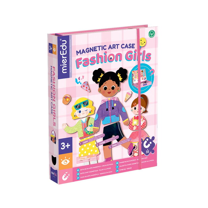 MIEREDU Maletín Magnético ME155 Chicas Fashion para Niños, Pizarra Magnética Creativa con Imanes y Tarjetas MIEREDU Maletín Magnético ME155 Chicas Fashion para Niños, Pizarra Magnética Creativa con Imanes y Tarjetas