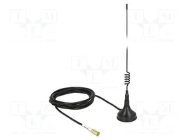DeLOCK 89612 Antena WLAN 2 dBi con conector SMB y cable de 1,5 m