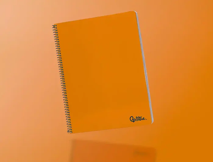 Liderpapel Cuaderno Espiral Smart A4 Tapa Blanda Naranja